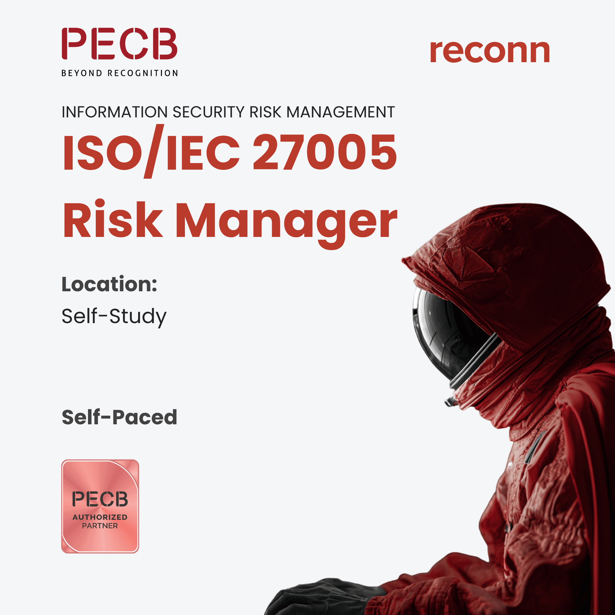 PECB ISO/IEC 27005 Risk Manager Self-Study Certification – Learn how to assess, manage, and treat information security risks based on ISO 27005 framework.