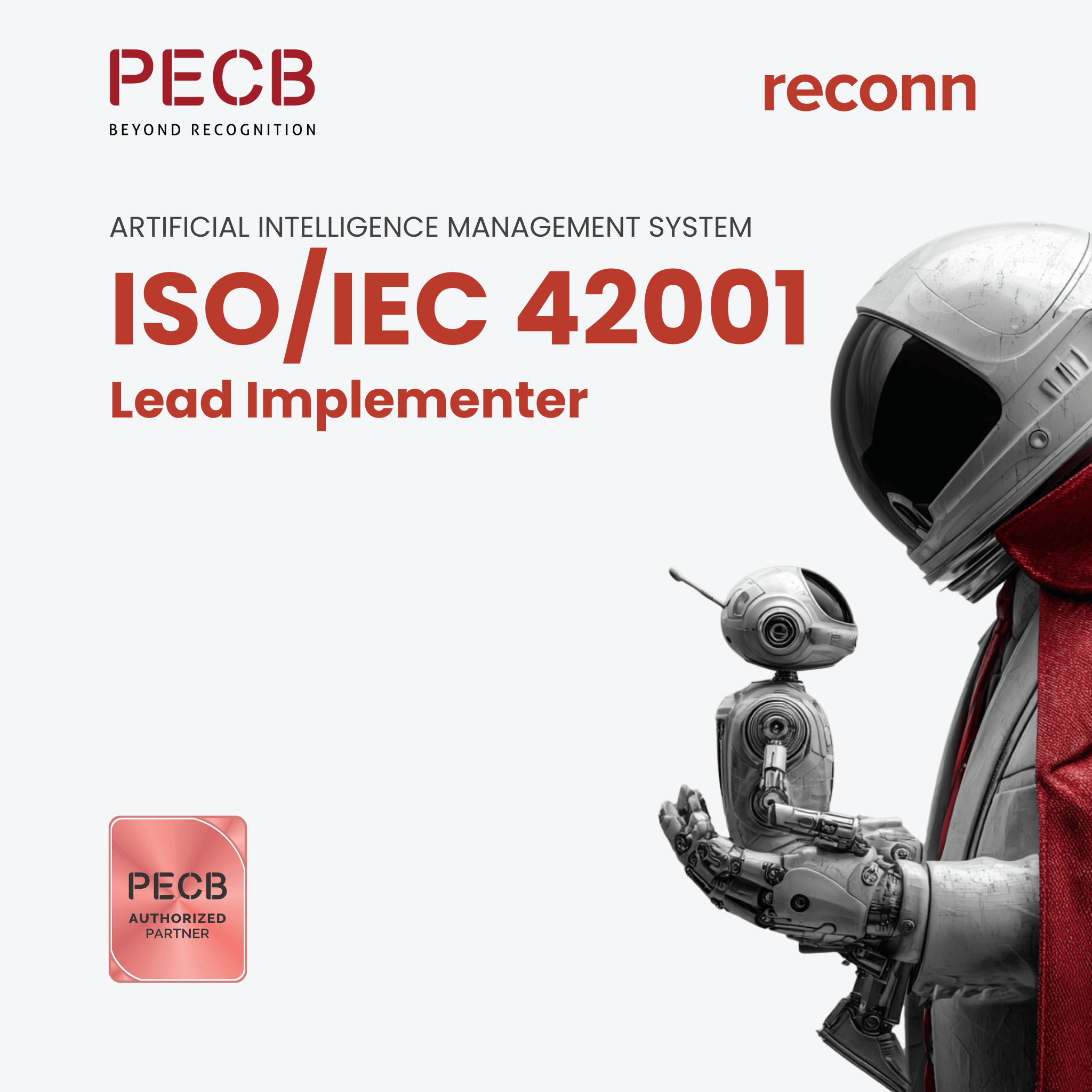 PECB ISO 42001 Lead Implementer Online Certification – Learn to design, implement, and manage AI management systems with a focus on governance, accountability, ethical AI, and risk controls.