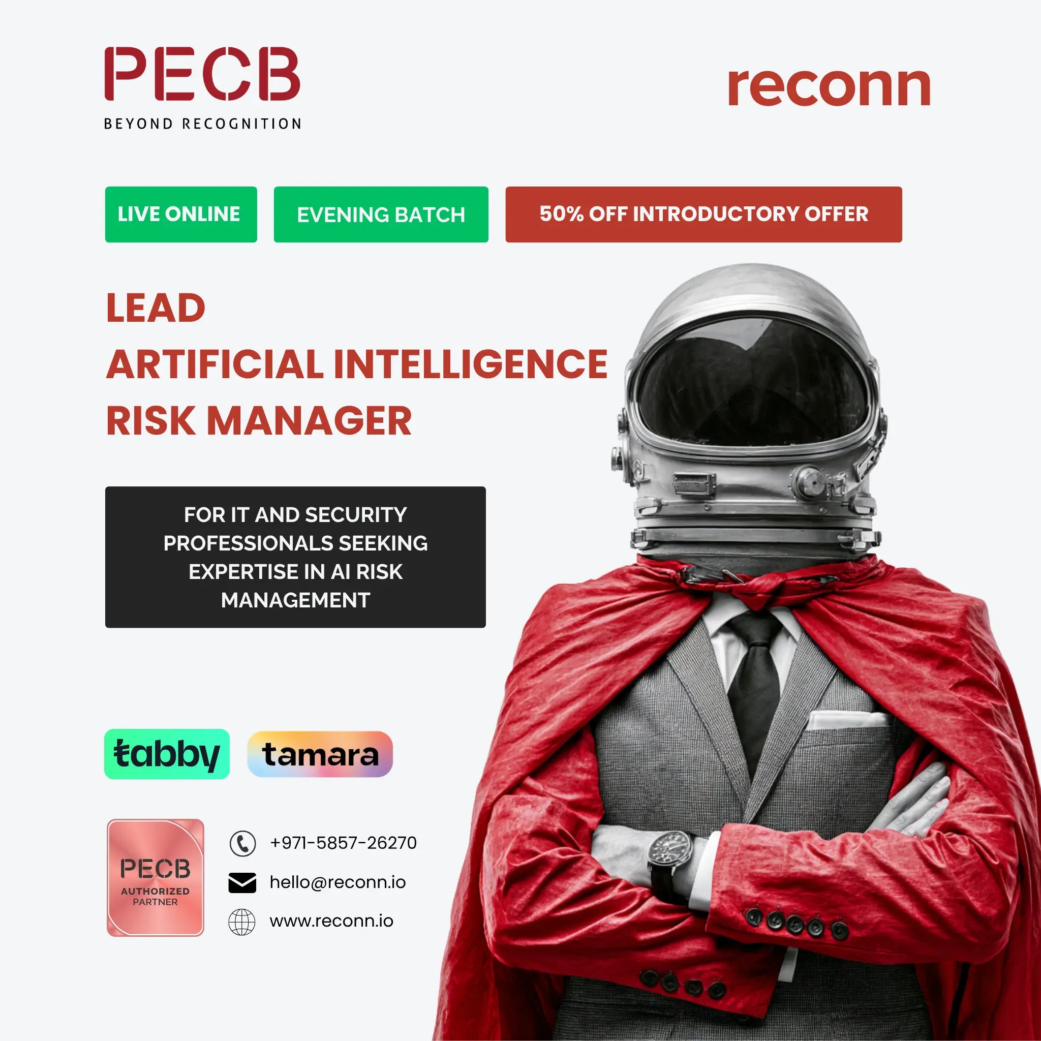 PECB Certified Lead AI Risk Manager training and certification course for AI risk governance, compliance, and responsible AI